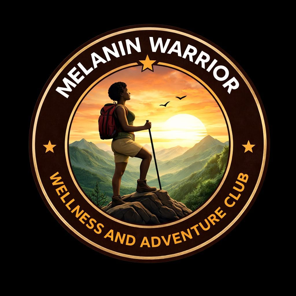 Melanin Warrior Wellness and Adventure Club official logo